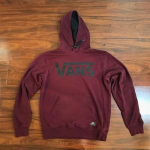 Vans Hoodie - (Maroon, Unisex)
